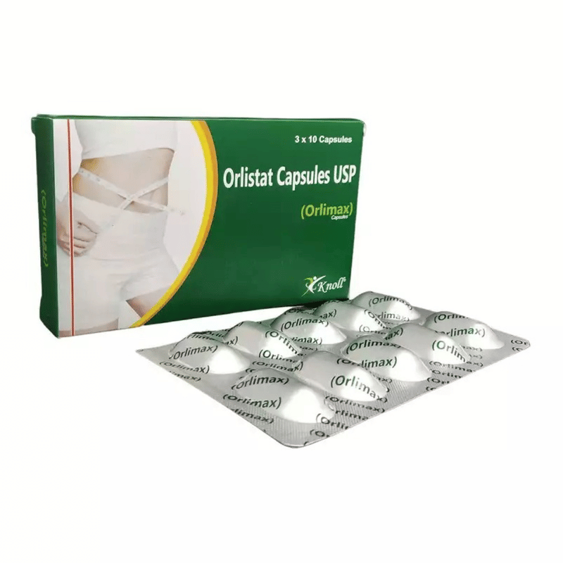 ORLIMAX Orlistat Capsules USP 30PCS Product Image ORLIMAX Orlistat Capsules USP 30PCS